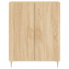 Skříň highboard dub sonoma 69,5 x 34 x 180 cm kompozitní dřevo 3189240