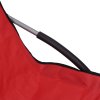 Skládací plážová křesla 2 ks červená textil 312490