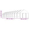 Altán se střechou bílý 20,07 x 4,08 x 3,22 m polyethylen 3155493