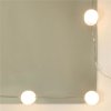 Toaletní stolek sada s LED kouřový dub kompozitní dřevo 3114112