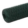 Pletivo ke kurníku ocel PVC vrstva 25 x 1,5 m zelené 143270