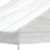 Altán se střechou bílý 20,07 x 4,08 x 3,22 m polyethylen 3155517