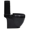 Keramické WC kulaté spodní odpad černé 141136