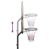 Basketbalový koš černý 237-307 cm polyethylen 93653