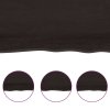Stolní deska tmavě hnědá 120x50x(2-4)cm ošetřený dub živá hrana 364024
