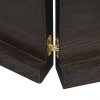 Stolní deska tmavě hnědá 140x50x(2-4)cm ošetřený dub živá hrana 364030