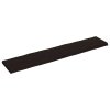 Stolní deska tmavě hnědá 200x40x(2-6)cm ošetřený dub živá hrana 364047