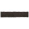 Stolní deska tmavě hnědá 200x40x(2-6)cm ošetřený dub živá hrana 364047