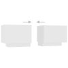 TV skříňka s LED osvětlením bílá 300 x 35 x 40 cm 3081924