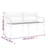 Lavice Batavia s Zelená poduškou 150 cm masivní teakové dřevo 3100846