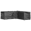 Plachty na zahradní nábytek tvar L 2 ks 16 oček 285x285x90 cm 3155374