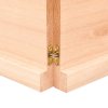 Stolní deska 180x60x(2-4)cm neošetřený masivní dřevo živá hrana 363912
