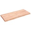 Stolní deska světle hnědá 140x60x(2-6)cm ošetřený masivní dub 3156382