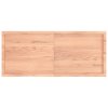 Stolní deska světle hnědá 140x60x(2-6)cm ošetřený masivní dub 3156382