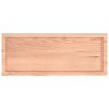 Stolní deska světle hnědá 100x40x(2-4)cm ošetřený masivní dub 3156363