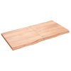 Stolní deska světle hnědá 120x60x(2-4)cm ošetřený masivní dub 3156375