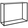 Konzolový stolek průhledný 100 x 35 x 75 cm tvrzené sklo 322811