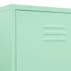 Šatní skříň mátová 90 x 50 x 180 cm ocel 336248