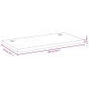 Deska psacího stolu 100 x 50 x 14 cm bambus 352762