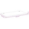 Deska psacího stolu 110 x 60 x 2,5 cm bambus 352760