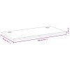 Deska psacího stolu 100 x 50 x 2,5 cm bambus 352757