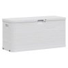 Zahradní úložný box 280 l světle šedý 45686