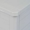 Zahradní úložný box 280 l světle šedý 45686
