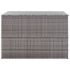 Zahradní úložný box šedý 150 x 100 x 100 cm polyratan 46467