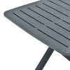 Skládací zahradní stůl zelený 79 x 72 x 70 cm plast 48791