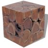 Stolička masivní teak 243472