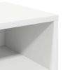 Noční stolky 2 ks bílé 40 x 30 x 30 cm kompozitní dřevo 800064