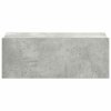 Plovoucí noční stolky 2 ks betonově šedé 40x30x15 cm kompozit 800315