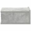 Plovoucí noční stolky 2 ks betonově šedé 40x30x15 cm kompozit 800315