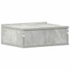 Plovoucí noční stolky 2 ks betonově šedé 40x30x15 cm kompozit 800315