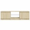 TV skříňka s LED osvětlením dub sonoma 140 x 40 x 36 cm 804295