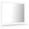 Koupelnové zrcadlo bílé 40 x 10,5 x 37 cm kompozitní dřevo 804553