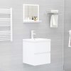 Koupelnové zrcadlo bílé 40 x 10,5 x 37 cm kompozitní dřevo 804553