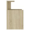 Noční stolky 2 ks dub sonoma 40 x 35 x 60 cm kompozitní dřevo 806182