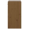 Nástěnné skříňky 2 ks medově hnědé 30x30x60 cm masivní borovice 813492