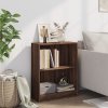 Knihovna hnědý dub 60 x 24 x 76 cm kompozitní dřevo 815086