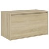 Lavice do předsíně 80 x 40 x 45 cm dub sonoma kompozitní dřevo 808669