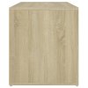 Lavice do předsíně 80 x 40 x 45 cm dub sonoma kompozitní dřevo 808669