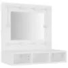 Zrcadlová skříňka s LED bílá 60 x 31,5 x 62 cm 808882