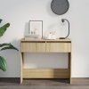 Konzolový stolek dub sonoma 89 x 41 x 76,5 cm kompozitní dřevo 809569