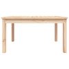 Zahradní stůl 82,5 x 50,5 x 45 cm masivní borové dřevo 824113