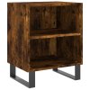 Noční stolky 2 ks kouřový dub 40 x 30 x 50 cm kompozitní dřevo 826807