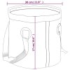 Skládací kbelíky 2 ks modré 20 l PVC 364310
