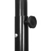 Basketbalový koš bílý 237–307 cm polyethylen 93652