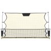 Fotbalový rebounder černý a žlutý 183 x 85 x 120 cm polyester 93760