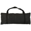 Fotbalový rebounder černý a žlutý 183 x 85 x 120 cm polyester 93760